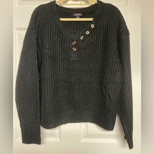 M Boutique Vneck button detail sweater
